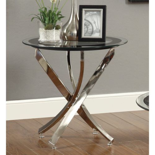 Strick & Bolton Jules Chrome And Glass Coffee Tables (Photo 15 of 20)