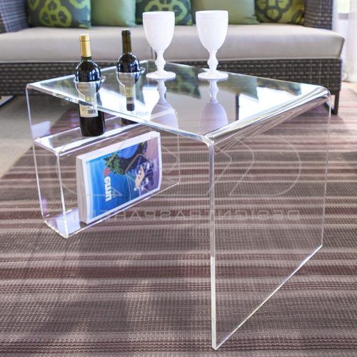 Thick Acrylic Coffee Tables (Photo 1 of 20)