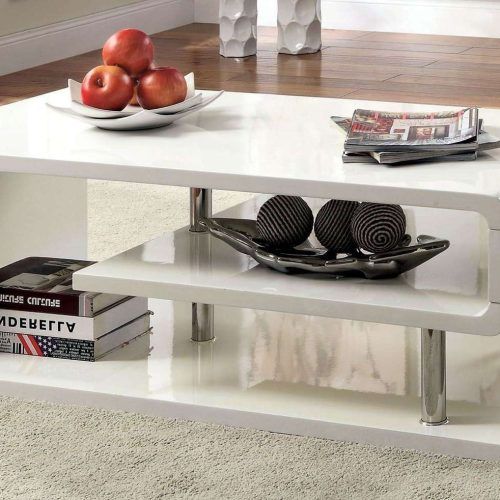 White High Gloss Coffee Tables (Photo 2 of 20)