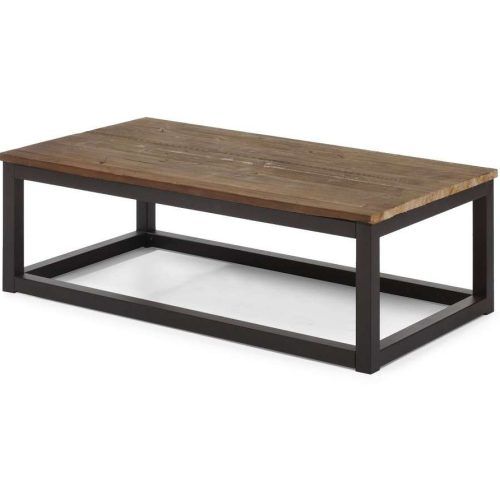 Wood And Steel Coffee Table (Photo 15 of 20)