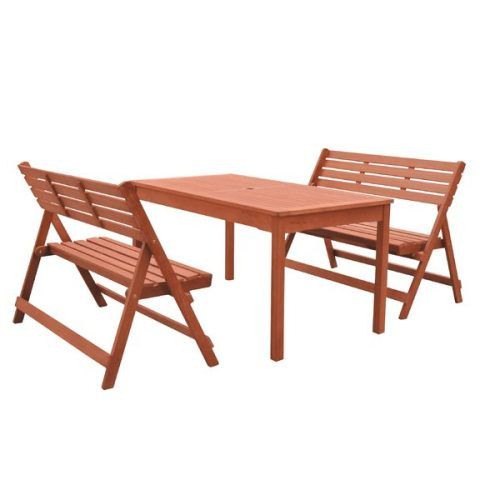 Berrios 3 Piece Counter Height Dining Sets (Photo 11 of 20)