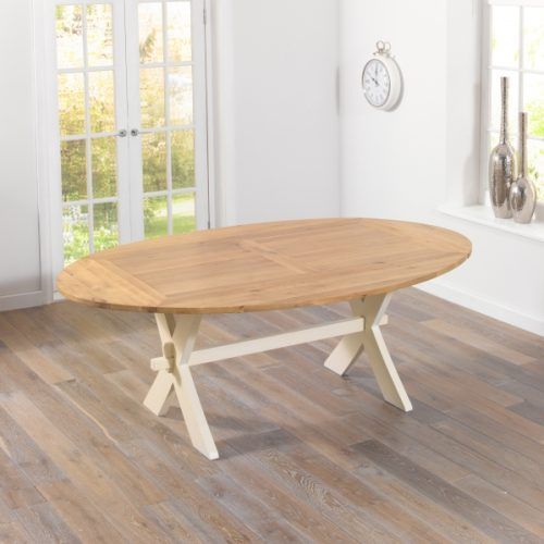 Cream And Oak Dining Tables (Photo 11 of 20)