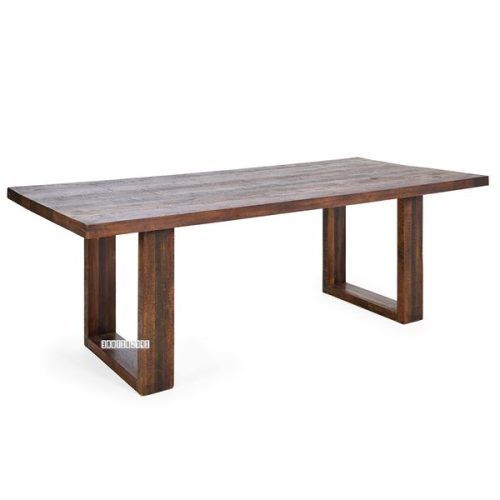 Carelton 36'' Mango Solid Wood Trestle Dining Tables (Photo 4 of 20)