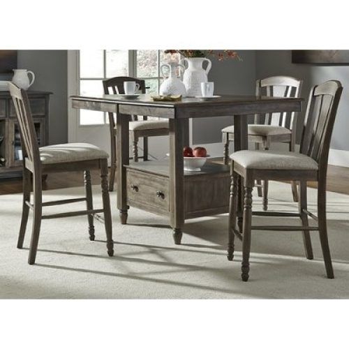 Combs 5 Piece 48 Inch Extension Dining Sets With Mindy Side Chairs (Photo 9 of 20)