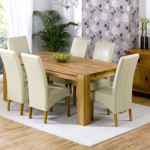Cream Dining Tables And Chairs (Photo 11 of 20)
