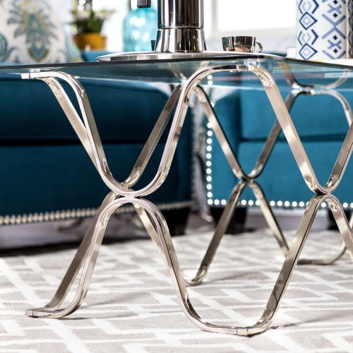 Furniture Of America Tellarie Contemporary Chrome Coffee Tables (Photo 3 of 20)