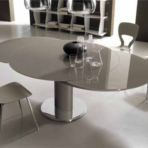 Glass Round Extending Dining Tables (Photo 8 of 20)
