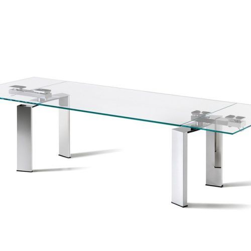 Glass And Stainless Steel Dining Tables (Photo 20 of 20)