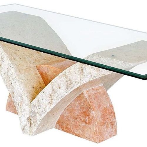Glass And Stone Coffee Table (Photo 6 of 20)