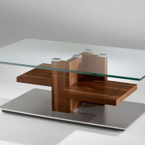 Glass And Wood Coffee Tables (Photo 5 of 20)