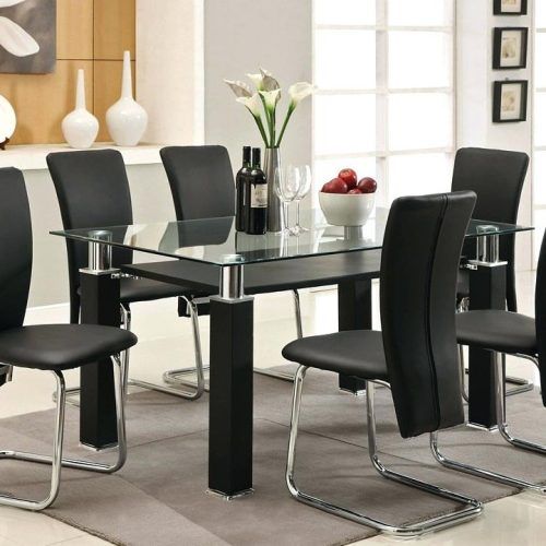 6 Seater Glass Dining Table Sets (Photo 17 of 20)