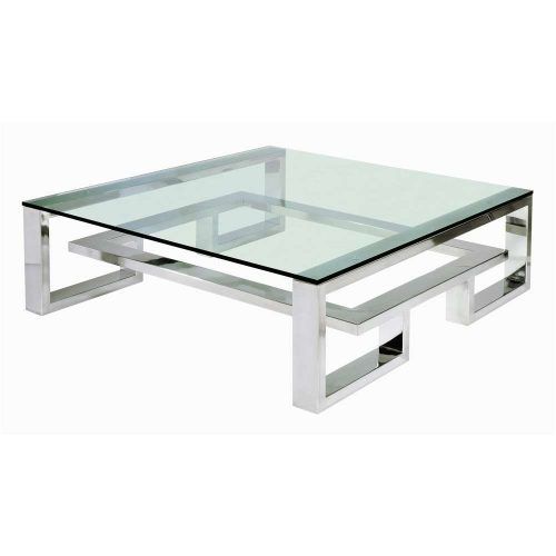 Glass Steel Coffee Tables (Photo 11 of 20)