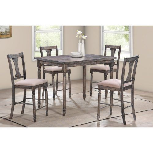 Goodman 5 Piece Solid Wood Dining Sets (Set Of 5) (Photo 9 of 20)