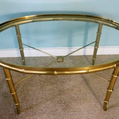 Hammered Antique Brass Modern Cocktail Tables (Photo 20 of 20)