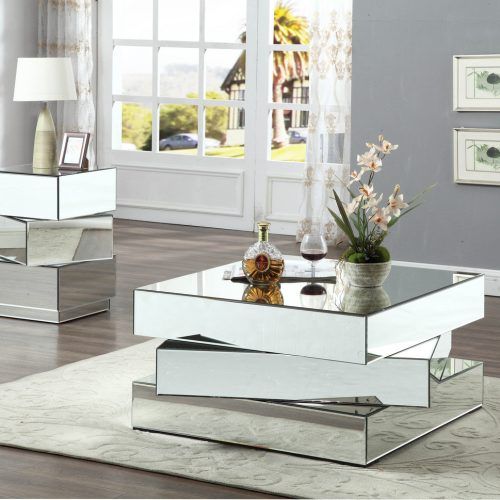 Mirrored And Chrome Modern Cocktail Tables (Photo 14 of 20)