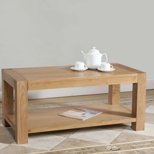 Oak Coffee Tables With Shelf (Photo 7 of 20)