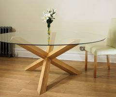 20 Best Ideas Oak Glass Dining Tables