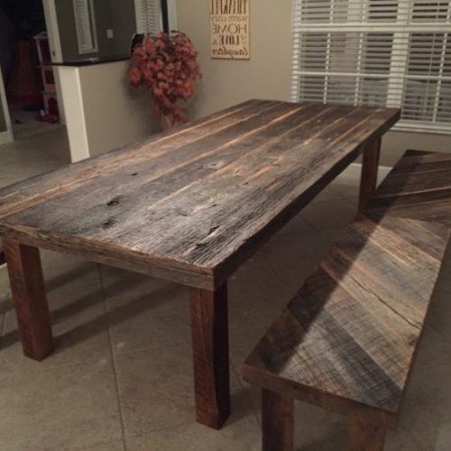 Cheap Reclaimed Wood Dining Tables (Photo 6 of 20)