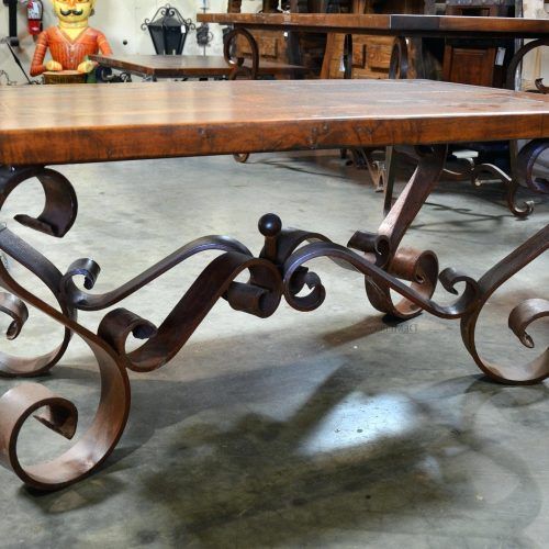 Reclaimed Elm Cast Iron Coffee Tables (Photo 20 of 20)