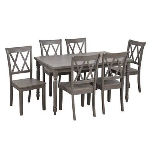 Osterman 6 Piece Extendable Dining Sets (Set Of 6) (Photo 10 of 20)