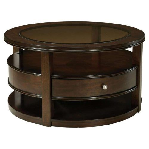 Round Coffee Tables With Drawer (Photo 5 of 20)
