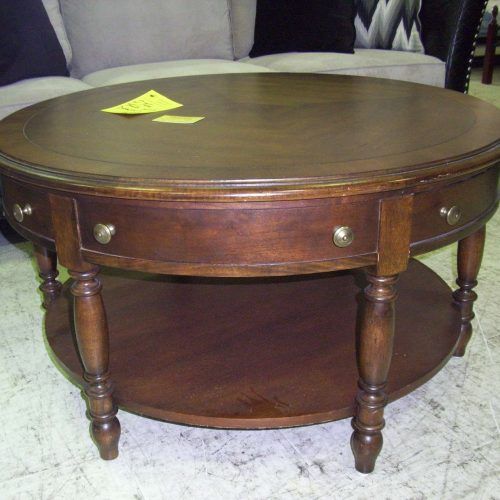 Round Coffee Tables With Drawers (Photo 2 of 20)
