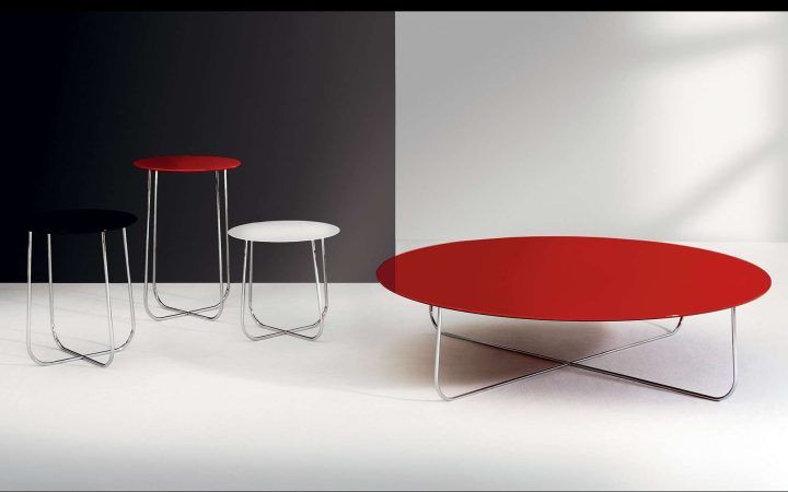 20 Collection of Round Red Coffee Tables