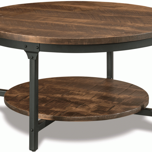 Rustic Round Coffee Tables (Photo 6 of 20)