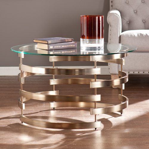 Silver Orchid Bardeen Round Coffee Tables (Photo 7 of 20)