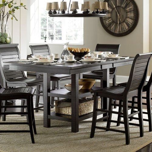Jaxon Grey 6 Piece Rectangle Extension Dining Sets With Bench & Uph Chairs (Photo 17 of 20)