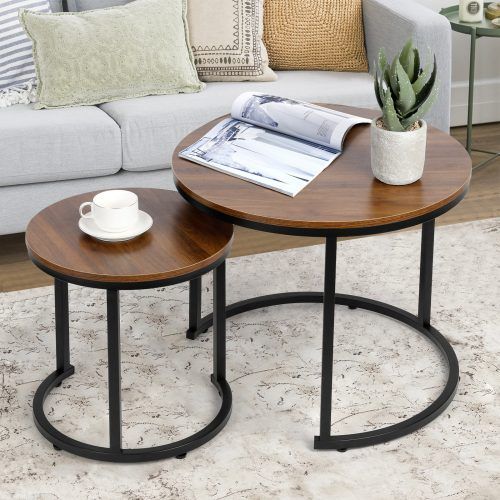 Wood Accent Coffee Tables (Photo 5 of 20)