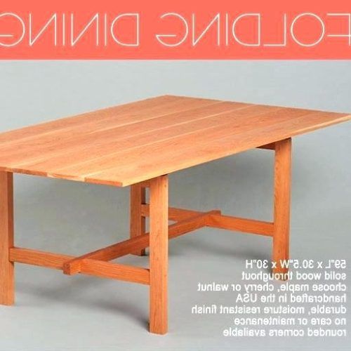 Wood Folding Dining Tables (Photo 9 of 20)