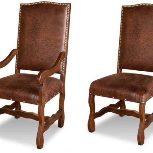 High Back Leather Dining Chairs (Photo 20 of 20)