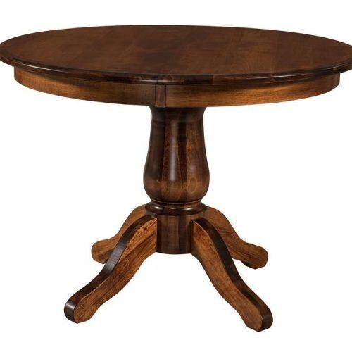Monogram 48'' Solid Oak Pedestal Dining Tables (Photo 10 of 20)