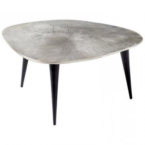 Antique Silver Aluminum Coffee Tables (Photo 2 of 20)