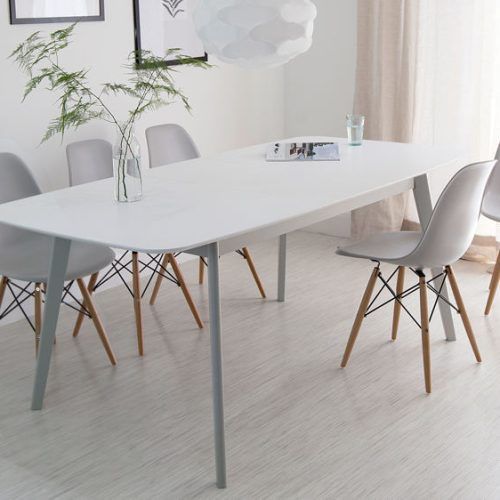 White Dining Tables And Chairs (Photo 1 of 20)