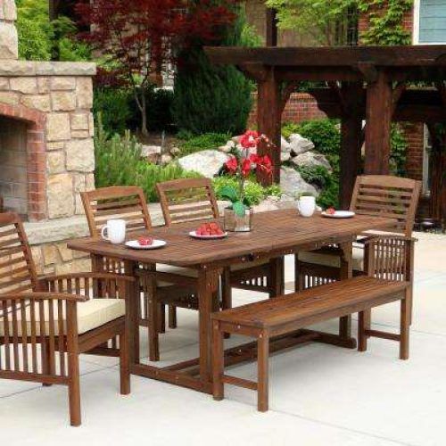 Outdoor Dining Table And Chairs Sets (Photo 5 of 20)