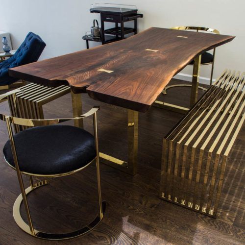 Black And Walnut Dining Tables (Photo 7 of 20)