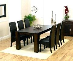 20 Collection of Dark Wooden Dining Tables