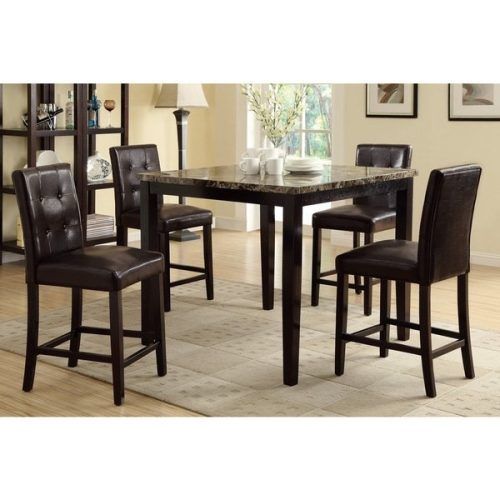 Caden 7 Piece Dining Sets With Upholstered Side Chair (Photo 12 of 20)