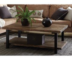 The 20 Best Collection of Carbon Loft Lawrence Metal and Reclaimed Wood Coffee Tables