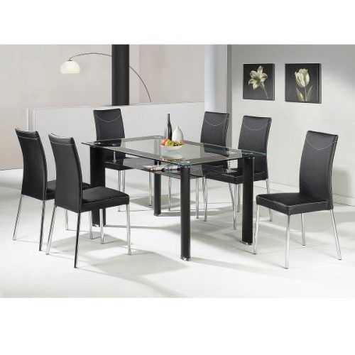 Cheap Glass Dining Tables And 4 Chairs (Photo 20 of 20)