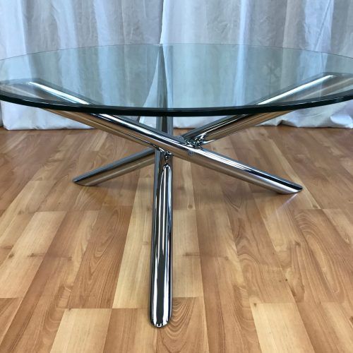 Chrome And Glass Modern Coffee Tables (Photo 12 of 20)
