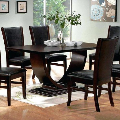 Dark Wood Dining Tables And Chairs (Photo 6 of 20)