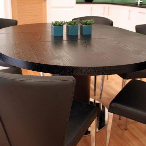 Black Circular Dining Tables (Photo 5 of 20)
