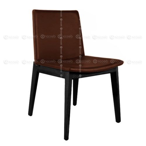 Dark Brown Leather Dining Chairs (Photo 19 of 20)