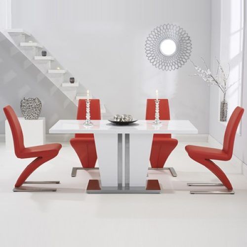 High Gloss White Dining Chairs (Photo 17 of 20)