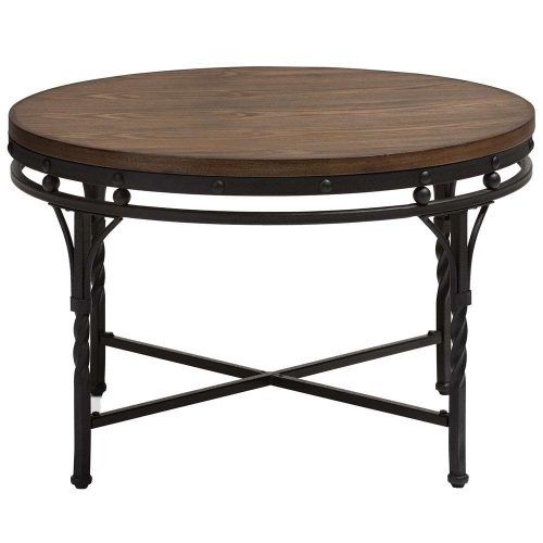 Industrial Round Coffee Tables (Photo 14 of 20)