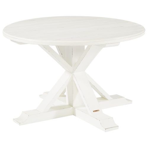 Magnolia Home Scallop Antique White Cocktail Tables (Photo 11 of 20)