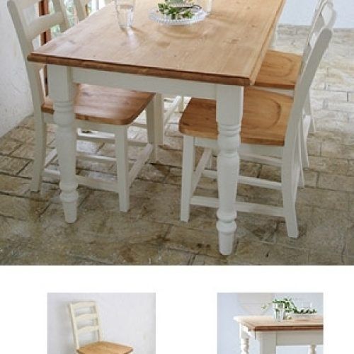Pine Wood White Dining Chairs (Photo 3 of 20)